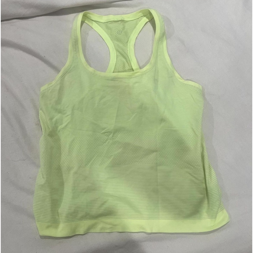 Neon Lululemon Swiftly Tank